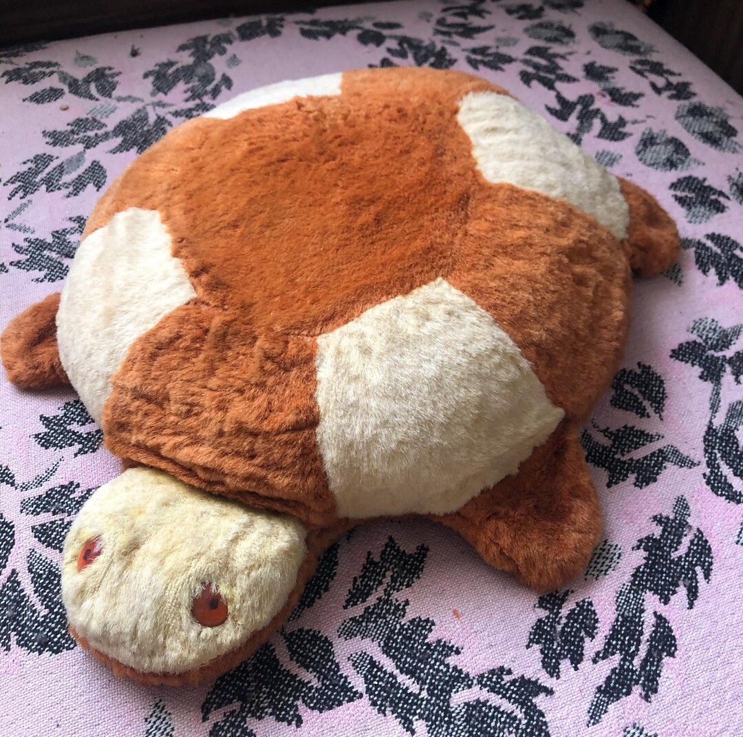 Vintage Soviet Plush Turtle Toy Home Decoration Nostalgic Past Times ...