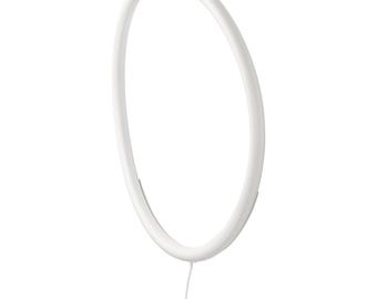 Sabine Marcelis för IKEA VARMBLIXT Vit Cirkel LED-lampa, Vit Metall Cirkel Vägglampa Begränsad Upplaga Ny med Kartong