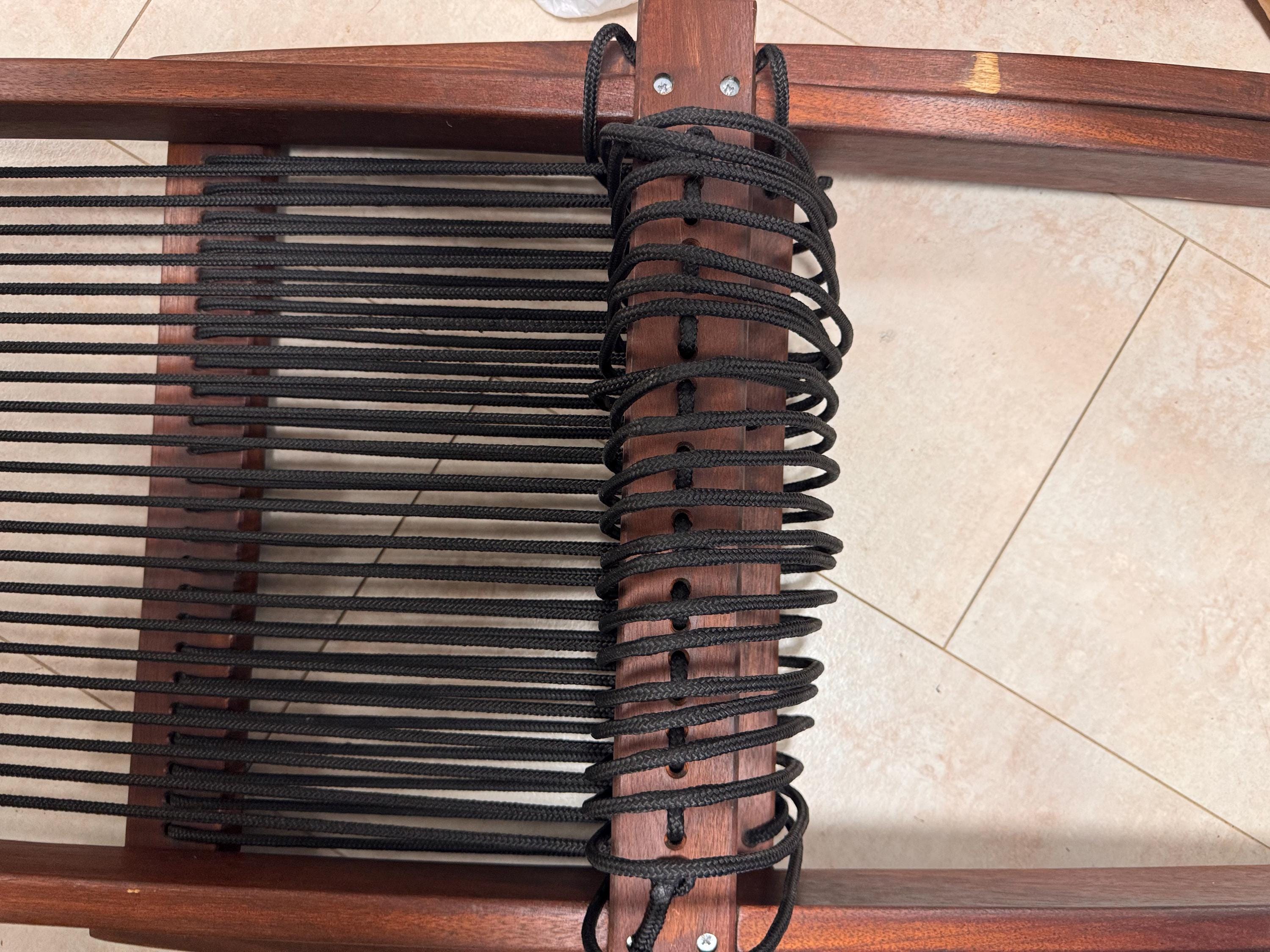 Vintage Ikea Brommo Lounge Chair Garden Chair Brown Black, ONE