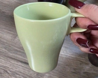 Taza apilable para café y té FARGRIK de Ikea, color verde, fabricada en Suecia, artículos vintage de colección de IKEA.