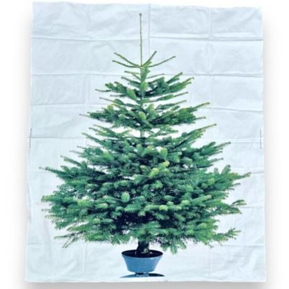 IKEA 2011 Lotta Feldt Giant Pine Holiday Tree Printed Fabric Panel 150cm X  190cm