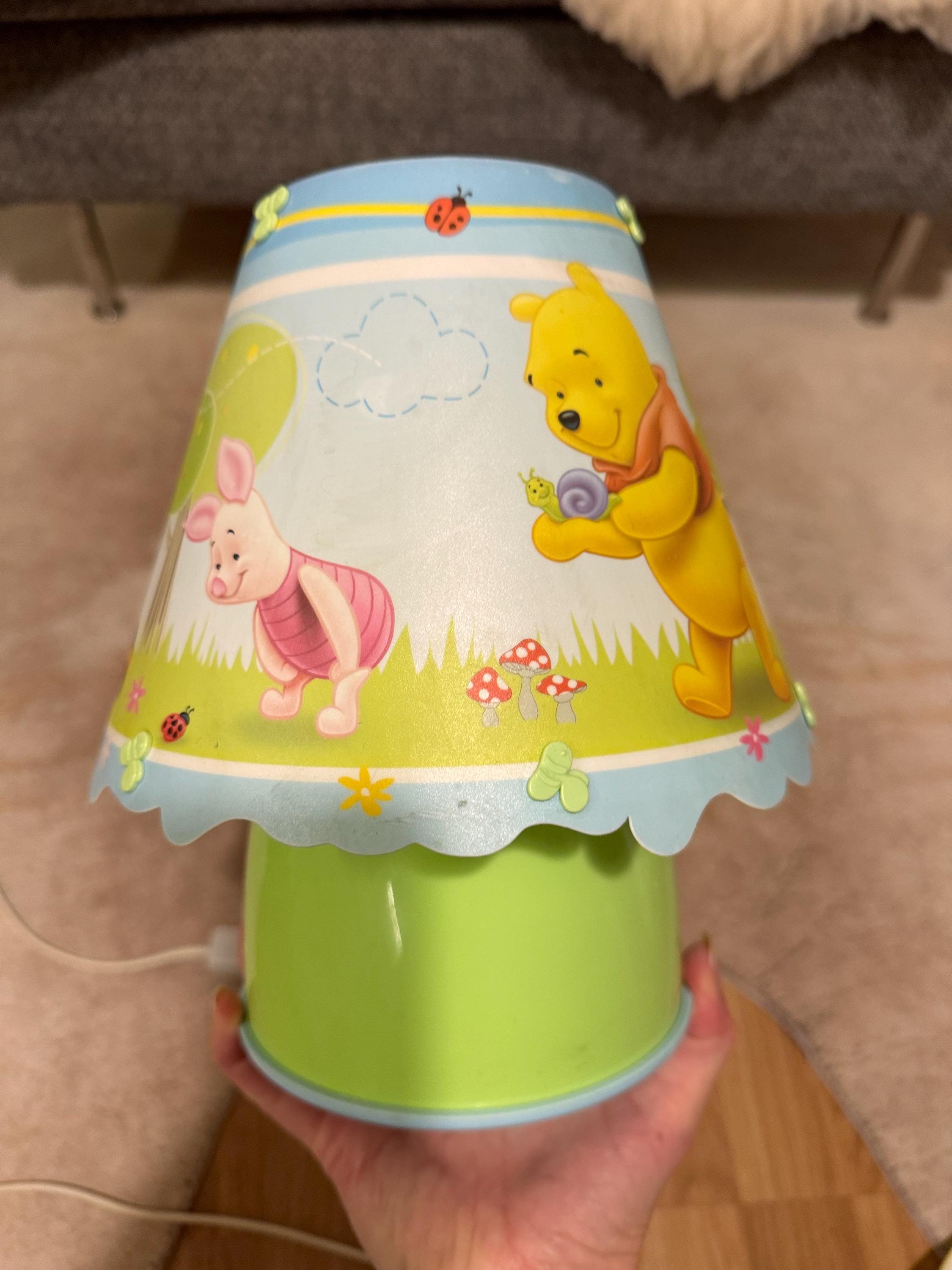 Vintage Retro Winnie the Pooh Kids Bedroom Light Lamp - Etsy
