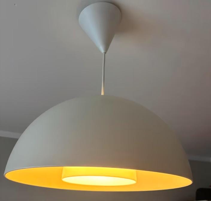 OLD IKEA BRASAミッドセンチュリー スペースエイジ ペンダントライト Vintage Ikea BRASA Dome Pendant Light, Designer A Nilsson/h Preutz