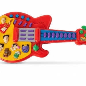 Vintage The Wiggles Sing & Dance guitar Play along Music Spinmaster