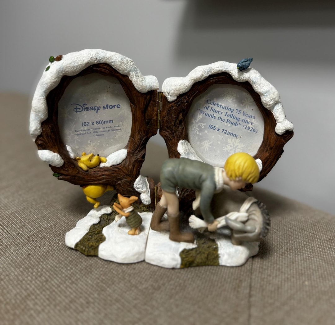 ヴィンテージ 1990年 代ウィニー・ザ・プー ピクチャーフレーム」 ディズニー Vintage 90s Disney Store Double Picture Frame, Story Telling Frame