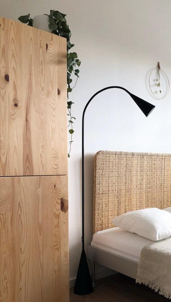 IKEA DELAKTIG LED Floor Lamp Designed by Tom Dixon, Features a