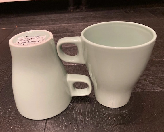 Ikea FARGRIK stapelbare Kaffee Tee Tasse grüne Farbe Made in Schweden IKEA Vintage Sammlerstücke