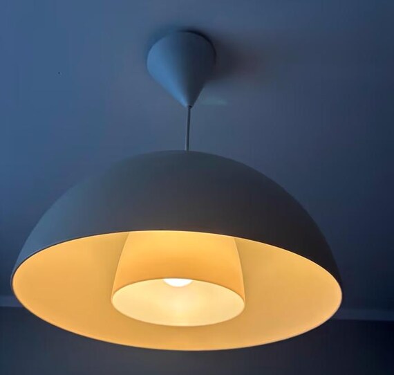 Vintage Ikea BRASA Dome Pendant Light, Designer A Nilsson/h Preutz
