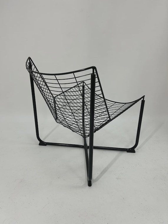 IKEA Skalboda Black Wire Chair Modern Vintage Ikea Lounge Chair