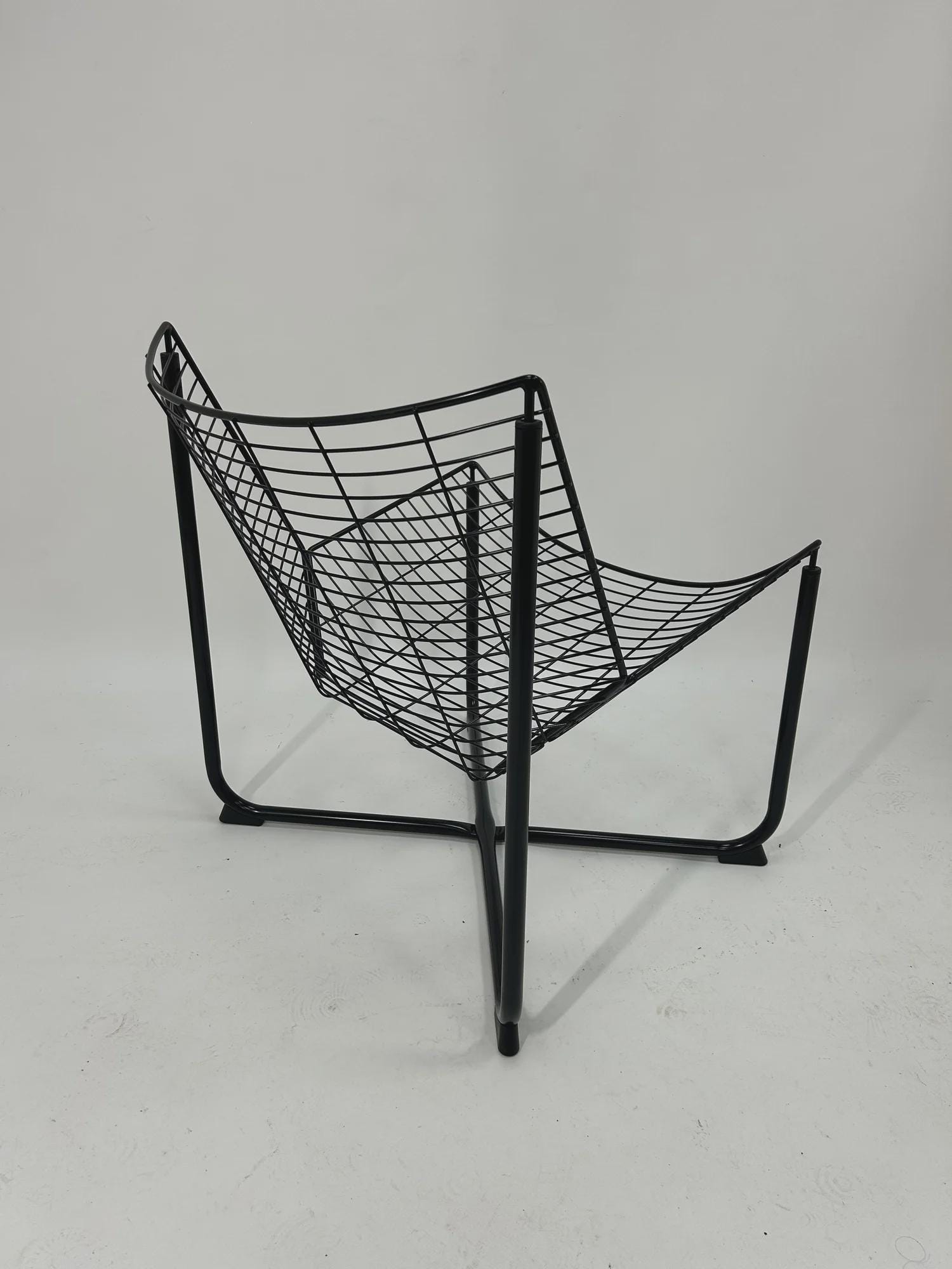 IKEA Skalboda Black Wire Chair Modern Vintage Ikea Lounge Chair