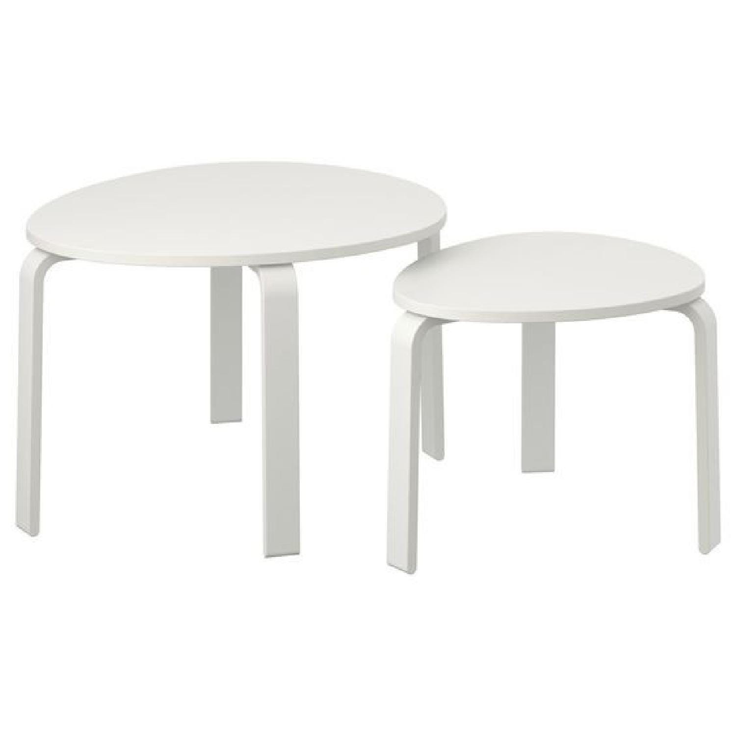 Vintage Scandinavian Ikea Svalsta Coffee Table Nest Curved Legs - Etsy