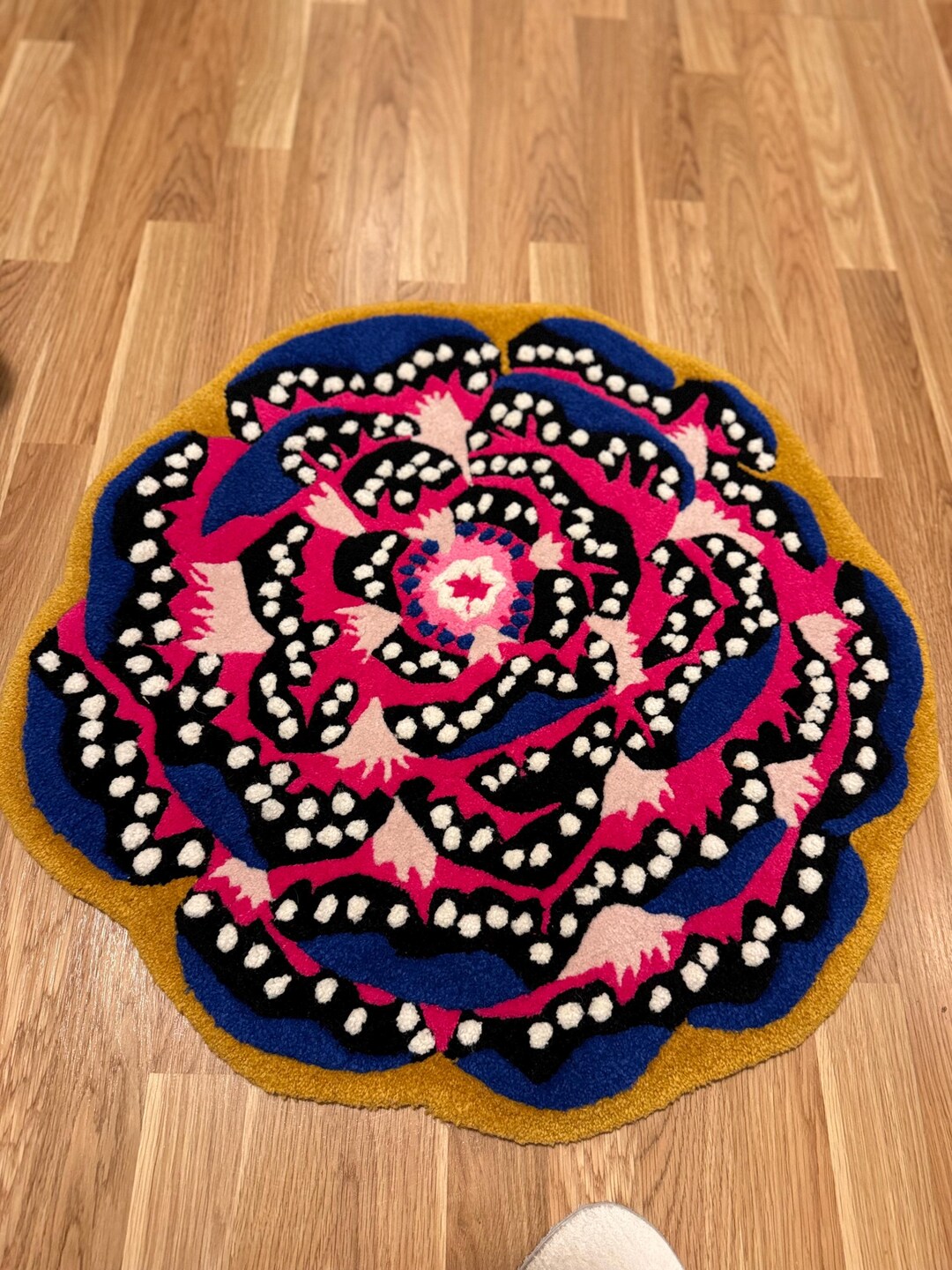 Ikea Karismatisk Flower Rug Rug, British Fashion Designer Zandra