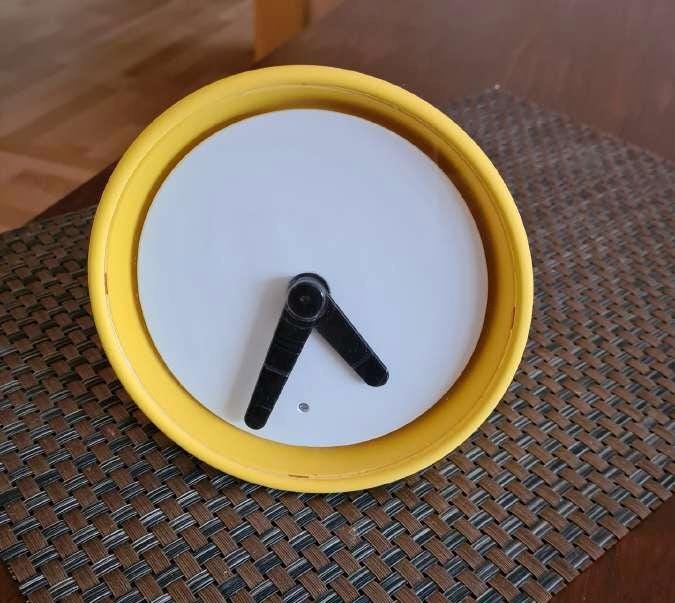90er Ikea Stolpa Uhr Gelb Heny Preutz, Ikea Rubber STOLPA Stille
