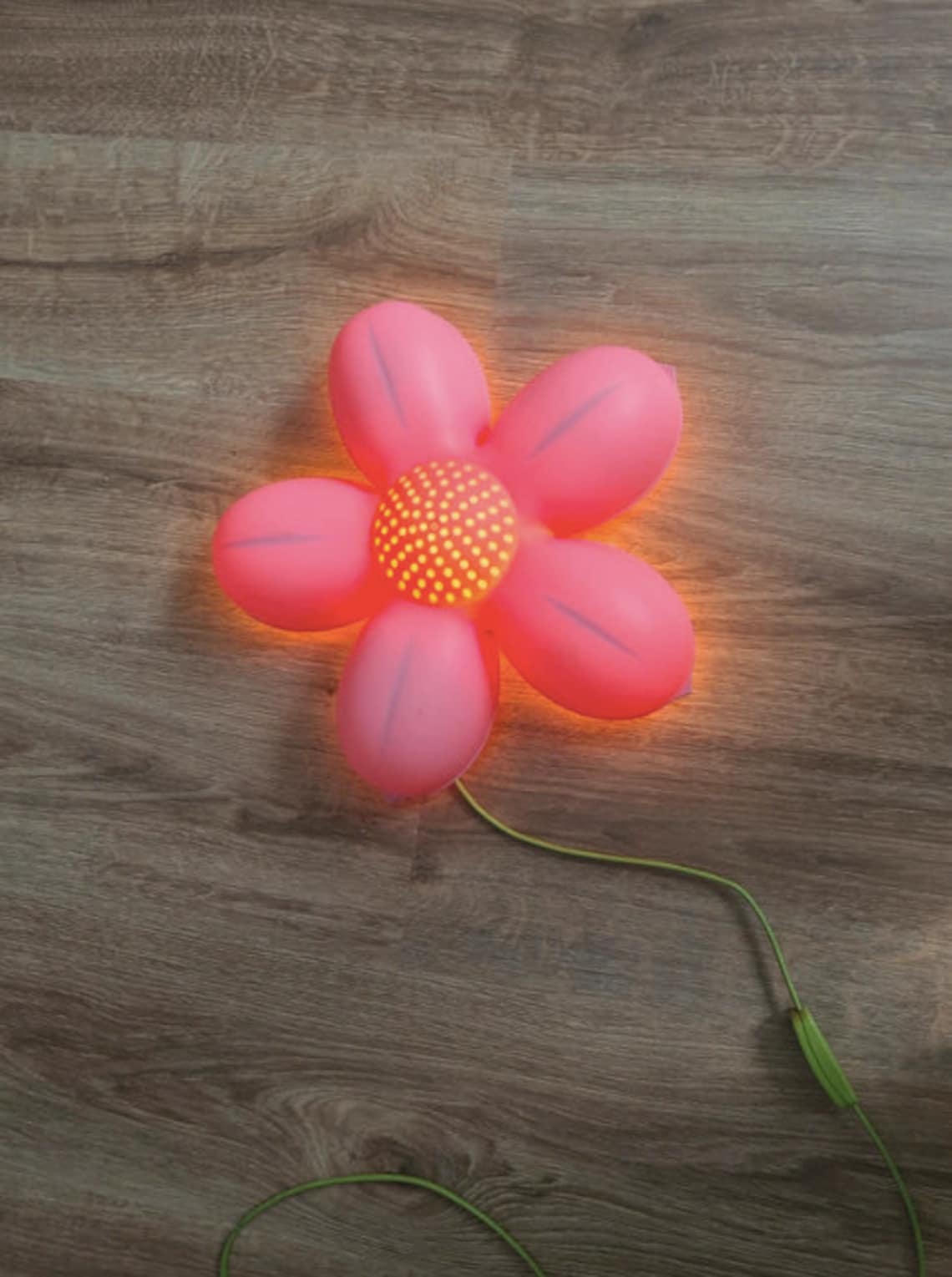 IKEA Smila Blomma Pink Flower Wall Lamp, Kids Wall Lamp, Scandinavian