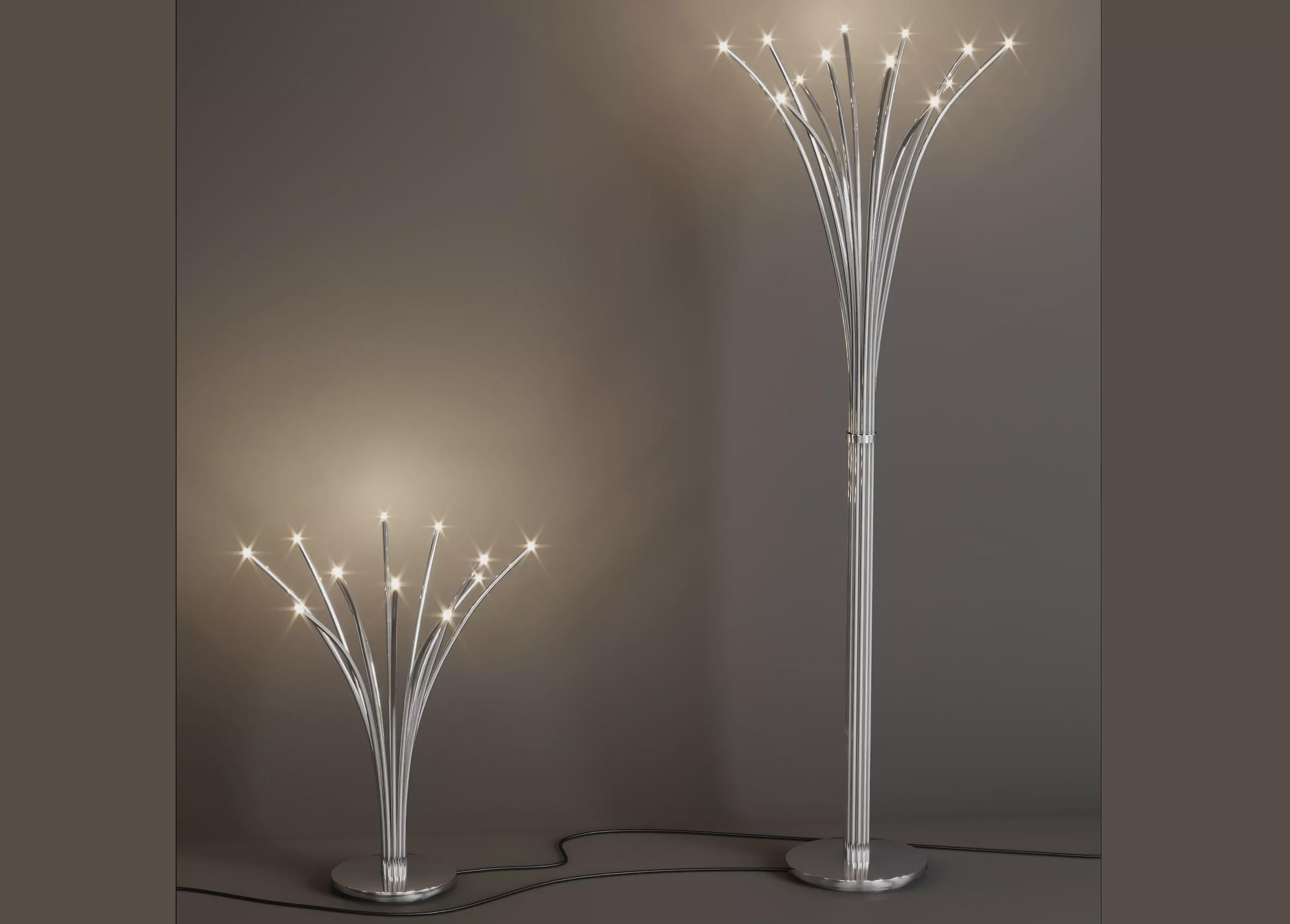 Vintage Ikea Hovnas Silver Chrome Floor Lamp, Discontinued Ikea of