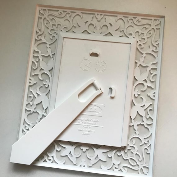 Frosakull Ikea White Metalwork Little Birds Botanical Frame