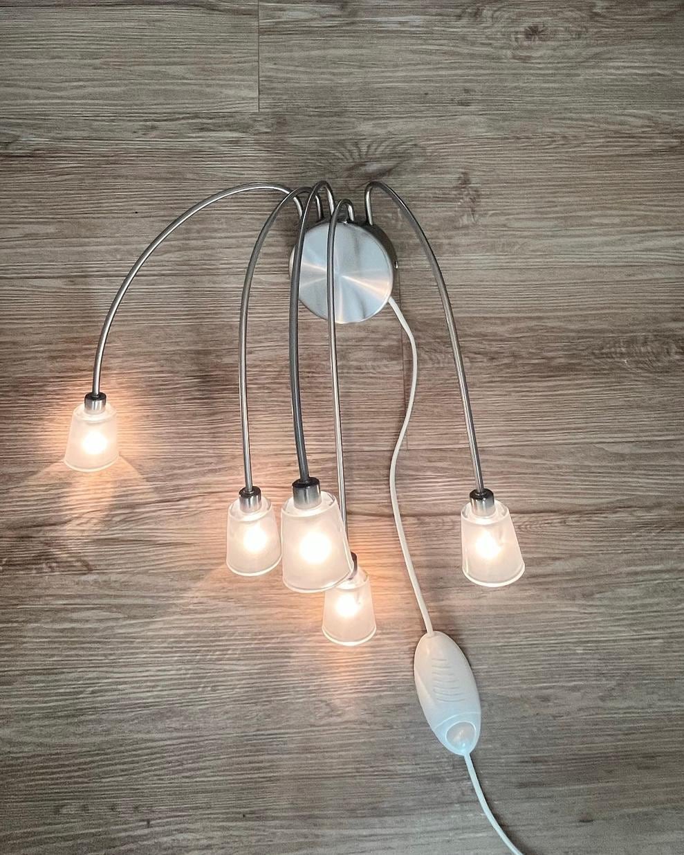 Rare IKEA Kryssbo Medusa Wall Mount Lamp Postmod Memphis Retro