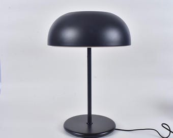 IKEA Nymane Large Black Mushroom Table Lamp – Scandinavian Modern Decor