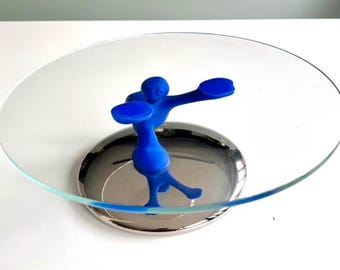 Cake Stand Mattia Di Rosa Running Man Vintage Alessi Italy Design