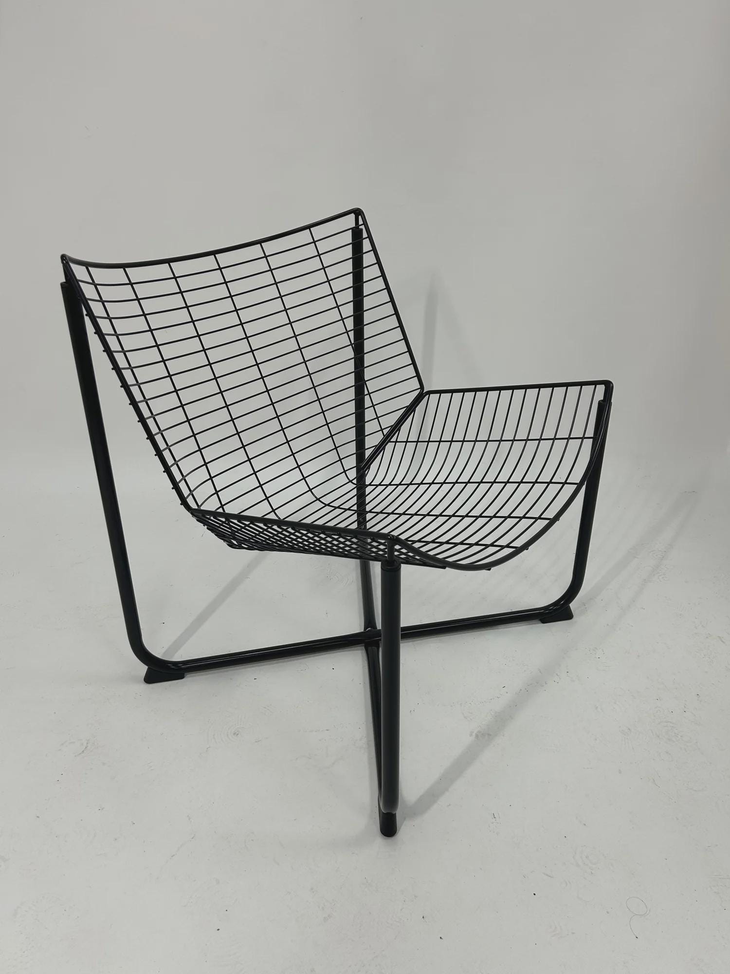 IKEA Skalboda Black Wire Chair Modern Vintage Ikea Lounge Chair