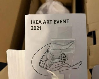 Daniel Arsham Collaboration Ikea Art Event Vintage Clock - Etsy Canada