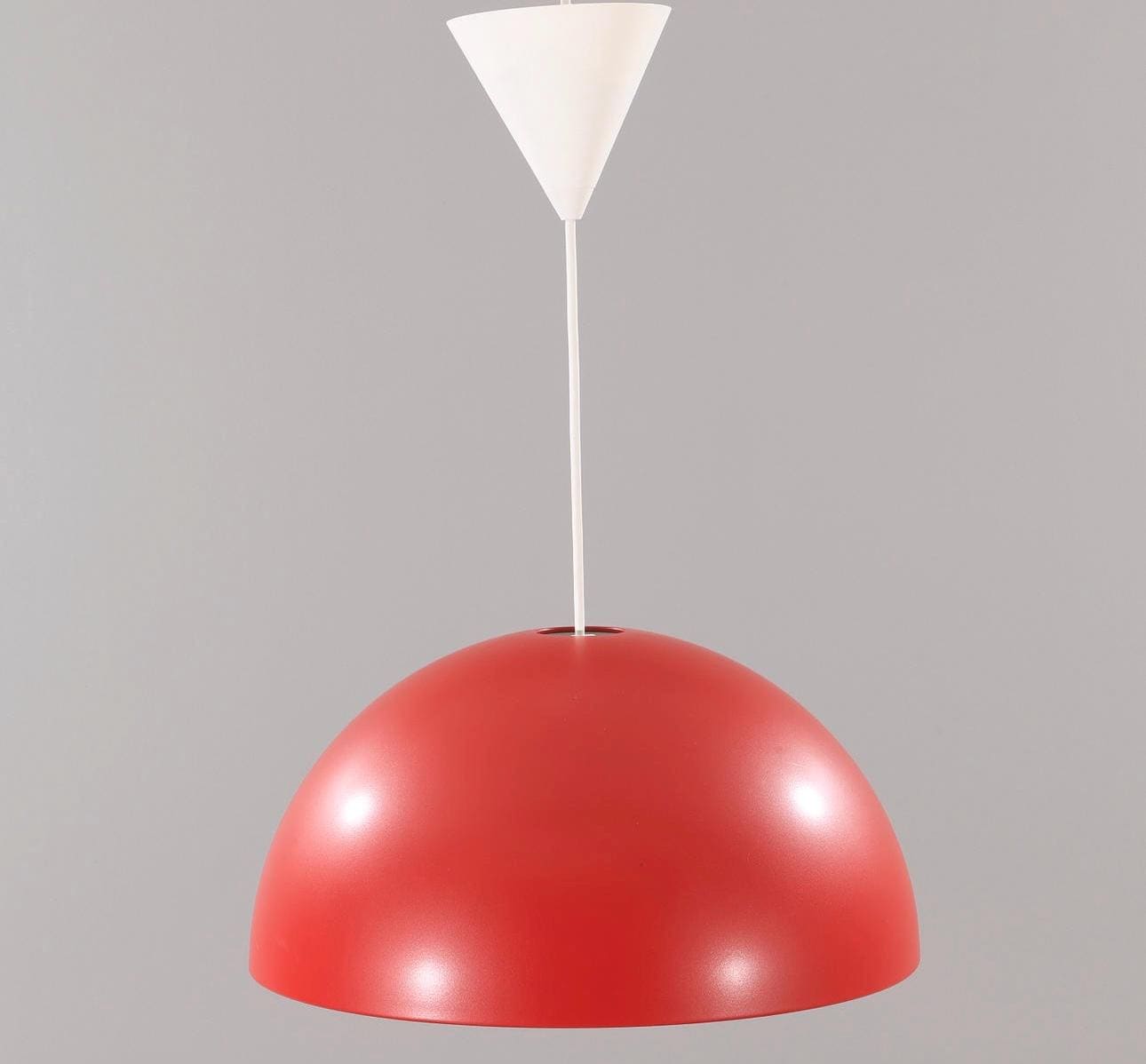 Vintage 00s Ikea Brasa Red Ceiling Lamp, Designer A Nilsson/h