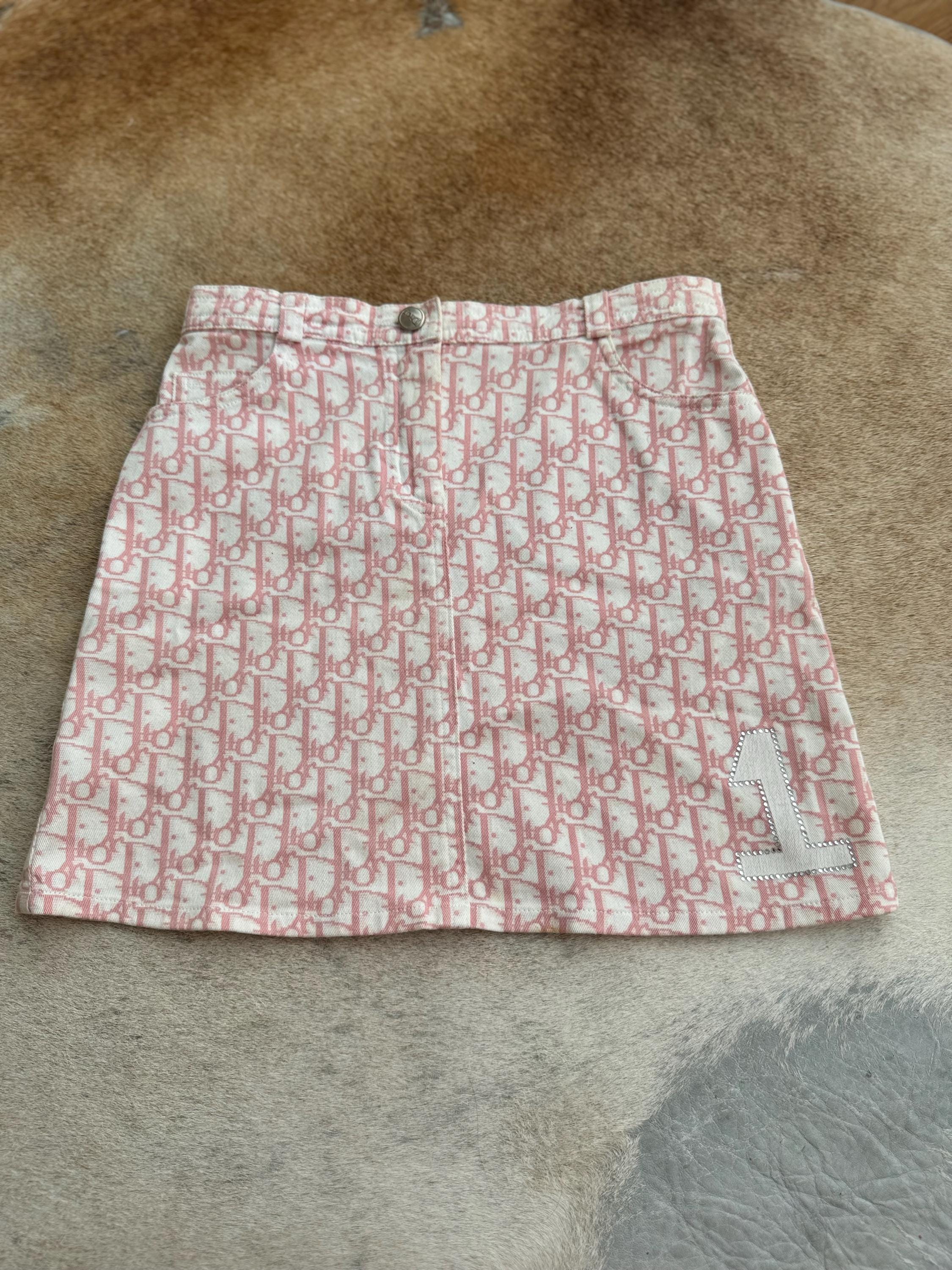クリスチャンディオール　スカート　トロッター　ピンク Dior pink trotter - Etsy 日本