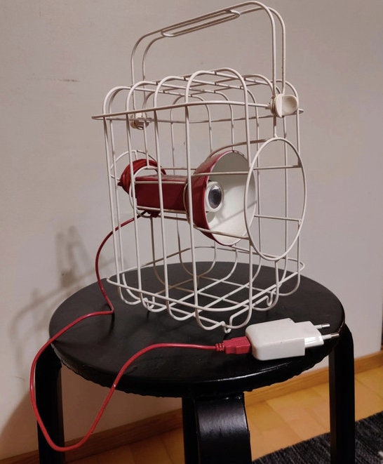 IKEA PS Matali Crasset Cage / Wire Lamp, Vintage Ikea Matali IKEA PS Matali Crasset Cage / Wire Lamp, Vintage Ikea Matali