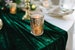 Large Emerald green Velvet Table Runners