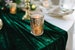 Large Emerald green Velvet Table Runners 