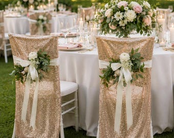Sheer Chair Cover Jacket Slip