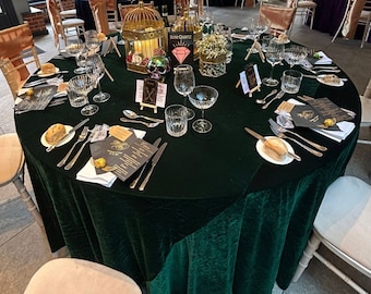 Velvet Tablecloths, Ready to ship