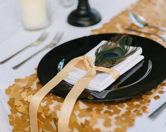 Gold Table Runner