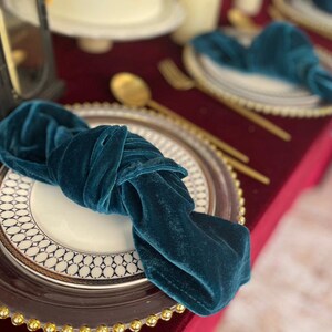 Pink Velvet Table Runner imagem 9