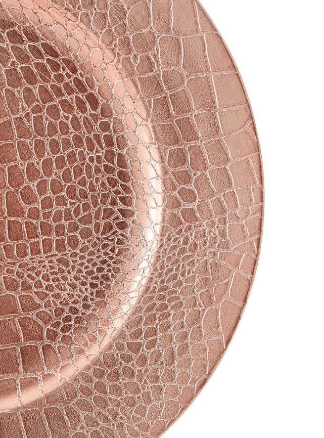 Charger Plates Rose Gold Silver Gold Etsy