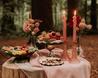 Blush Pink Chiffon Table Runner