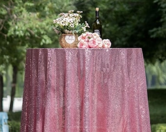 Pink Tablecloth Sequin