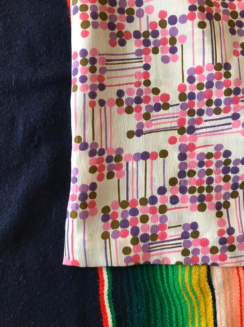 Vintage Polka Dot DressVintage House DressLarge Vintage Dress44 Inch BustPink Polka DotsCasual Vintage DressNap Dress