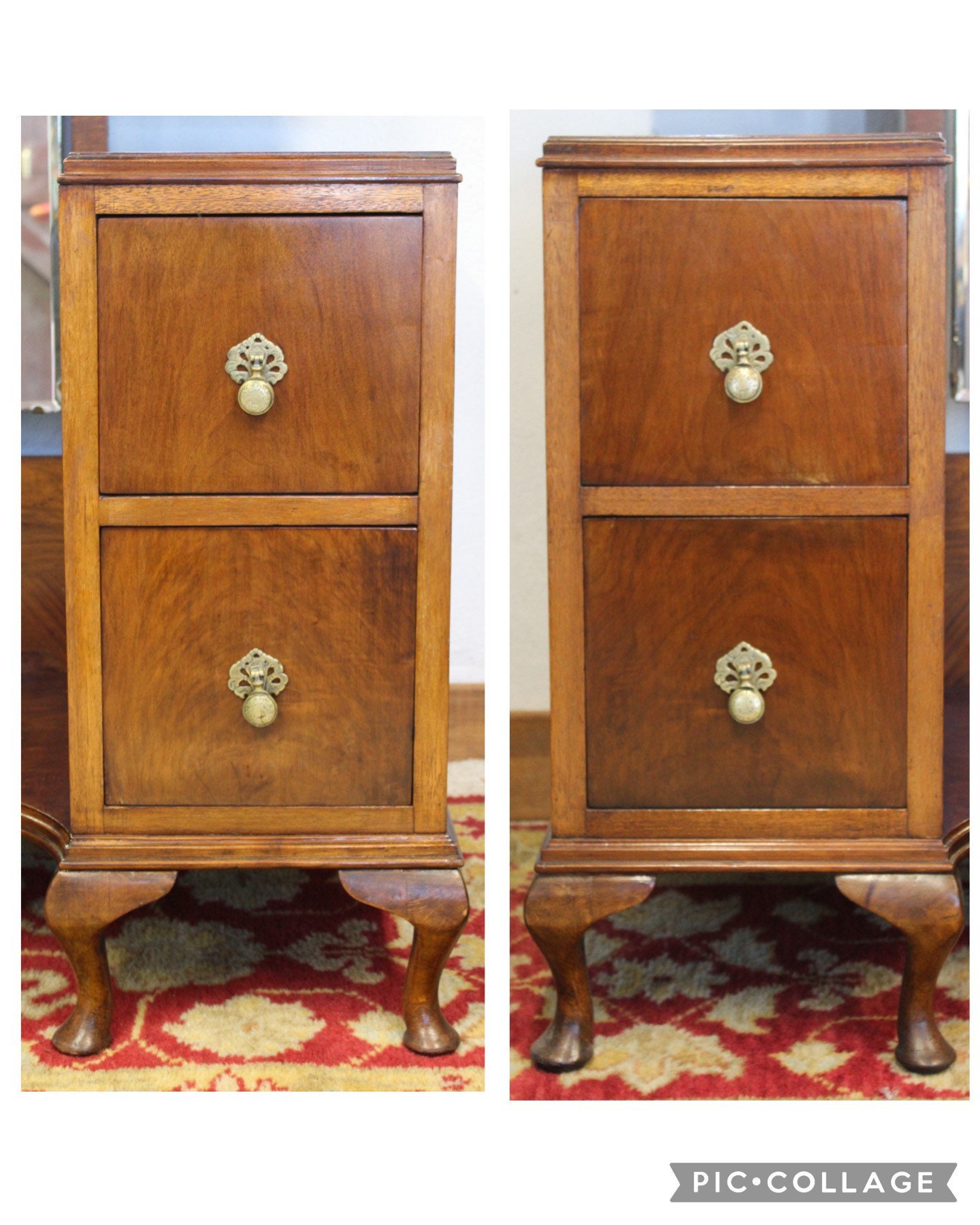 Vintage Veneer Dressing Table With Triple Mirrors Vintage Etsy UK