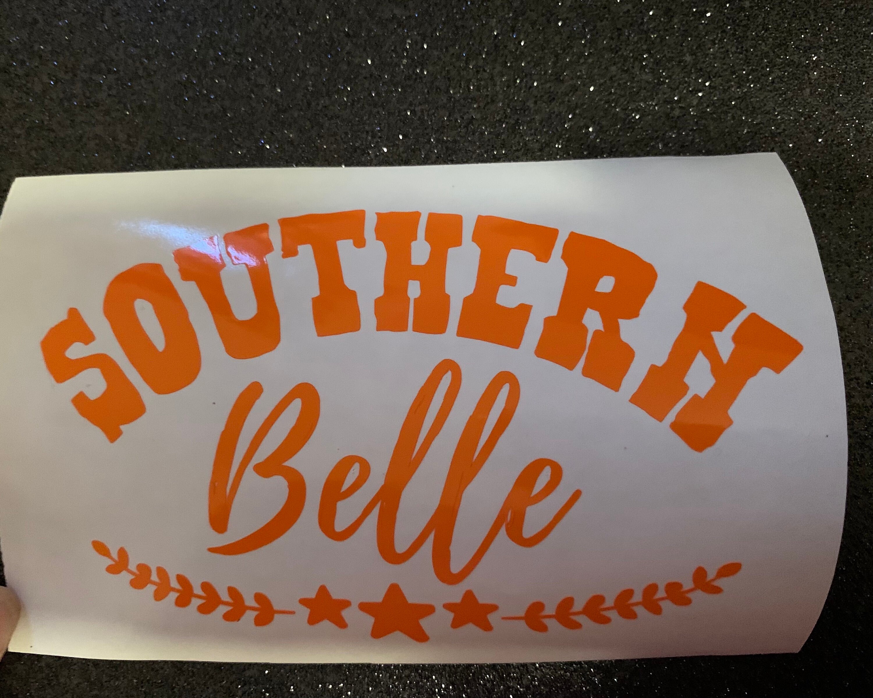 Paper & Party Supplies Southern Belle Raising Hell Funny Decal Car ...