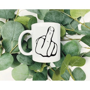 Middle Finger 15oz Coffee Mug