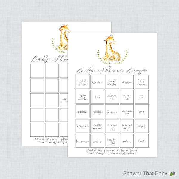Giraffe Baby Shower - Etsy