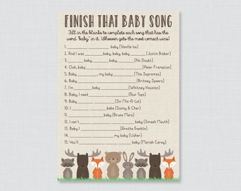 Baby Song Quiz Etsy