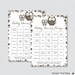 Brown Owl Baby Shower Bingo Cards Printable Blank Bingo - Etsy