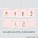 Printable Pink and Gold Baby Shower Banner Faux Gold Foil - Etsy