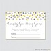 Yellow and Gray Baby Shower Candy Guessing Game Printable - Etsy