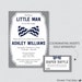 Bow Tie Baby Shower Invitation Printable or Printed Navy and - Etsy
