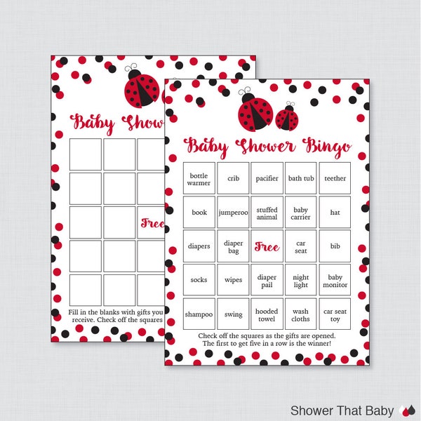 Ladybug Baby Shower - Etsy