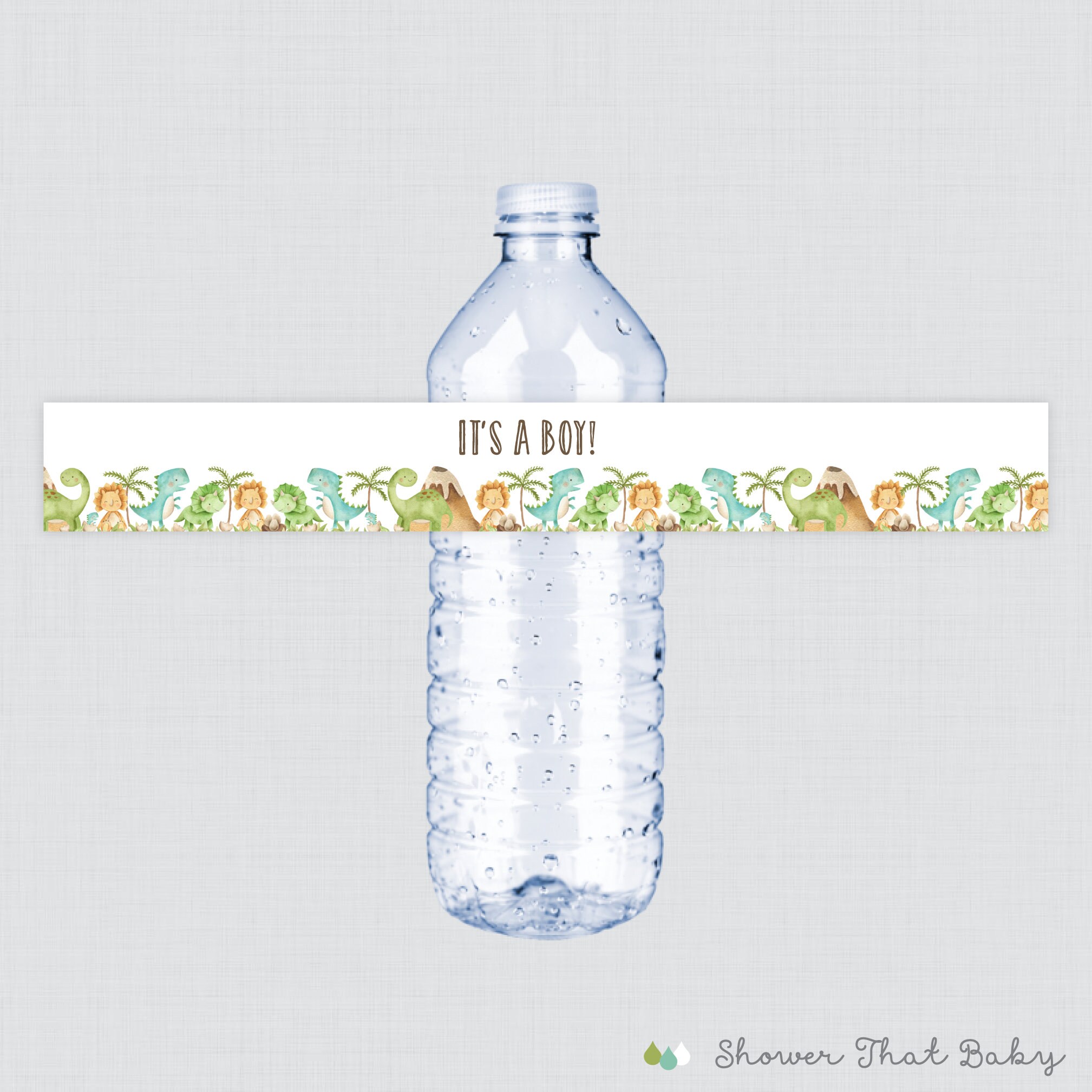 It's a Boy Water Bottle Labels for Baby Shower - Choose One of 3 Designs by  PaintTheD…
