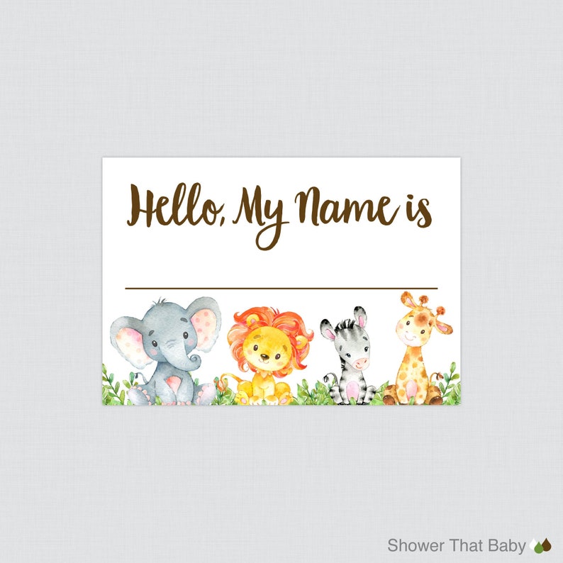 printable-safari-name-tag-stickers-safari-themed-baby-shower-etsy